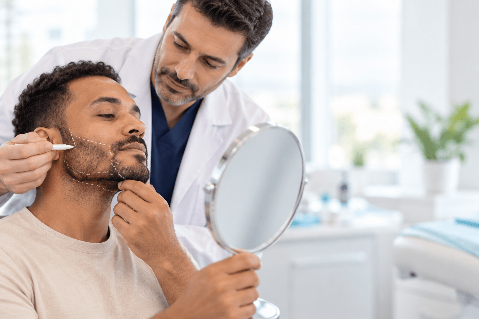 Injerto de Barba
